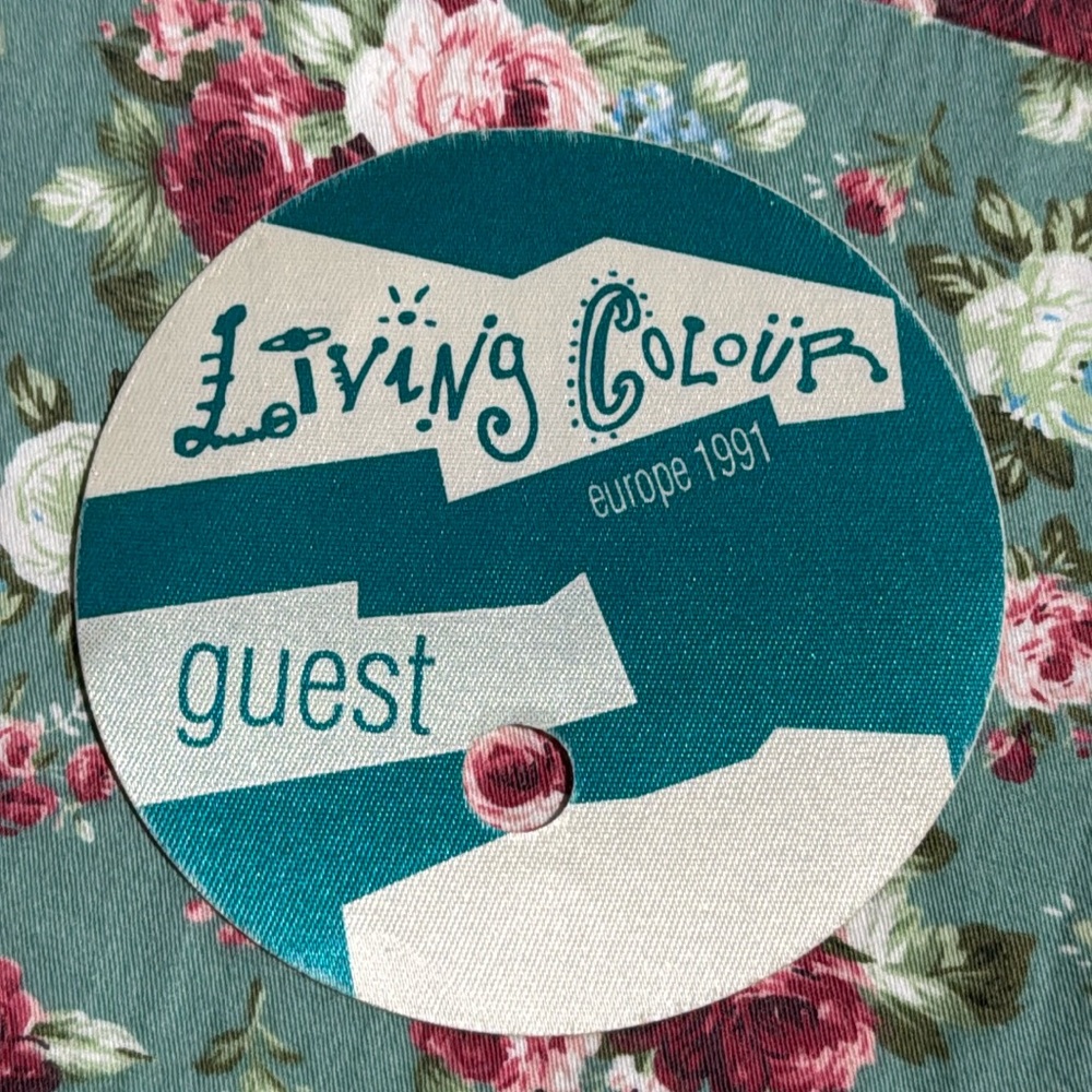 Living Color! guest pass. Europe 1991! Concert tour for legendary LIVING COLOR!!